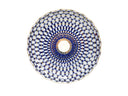 Kurabiye Tabağı (Lale Form) Cobalt Net