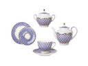Çay Takımı Bahar Cobalt Net 6/20
