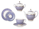 Çay Takımı Bahar Cobalt Net 6/20