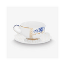 Pip Studio Mavi Beyaz Porselen Kahve Fincanı 125 Ml 51004036