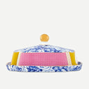 Pip Studio Sarı Pembe Porselen Tereyağlık 20X14x6,5 Cm 51018069