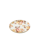 Wild Rose White Round Tray