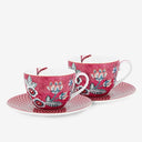Pip Studio Kırmızı Porselen Çay Fincan Seti 280 Ml 51004147