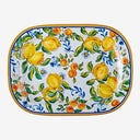 Chiara Alessi Mavi Melamin Servis Tabağı 44 Cm CAMTT0788BW