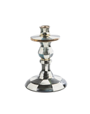 Courtly Check Small Enamel Candlestick