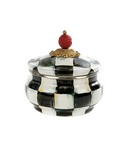 Courtly Check Squashed Pot