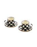 Courtly Check Espresso Cup & Saucer Set
