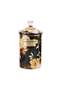 Wild Rose Brown Large Canister