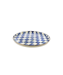Royal Check Round Tray