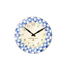 Royal Check Enamel Clock