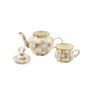 Mocha Check High Tea