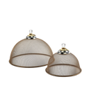 Courtly Check Small Mesh Dome