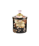 Wild Rose Brown Small Canister