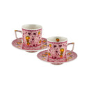 Chiara Alessi Pembe Porselen Kahve Fincan Seti 120 Ml CAPAR1ECOP2