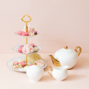 Crıstına Re 3 Tier Cake Stand Ivory