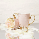 Crıstına Re Mug Polka Gold Blush