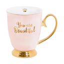 Crıstına Re Mug You Are Beautiful Blush