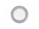 Servis tabağı 24 cm düz kenar Cobalt Net