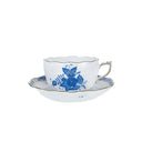 HEREND Çay Fincanı & Tabağı 200ml Apponyi Mavi