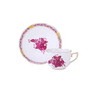 HEREND Kahve Fincanı & Tabağı 110ml Apponyi Pembe