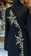 Hünkar Siyah Gold Namaz Elbise