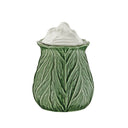 Lefora Porselen Yeşil Kavanoz 14cm