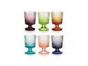 SPEEDY 6 LI SET RENKLİ KADEH 24 CL