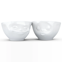 Tassen Grinning & Kissing Beyaz İkili Kase Set 200 ml
