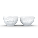 Tassen Laughing & Tasty- beyaz ikili küçük kase set, 100 ml