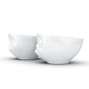 Tassen Tasty & Snoozy- beyaz orta boy ikili kase set, 200 ml