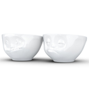 Tassen Tasty & Snoozy- beyaz orta boy ikili kase set, 200 ml