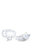 Wanelli Tiffany Blue Bone China 60 Parça 12 Kişilik Yemek Takımı